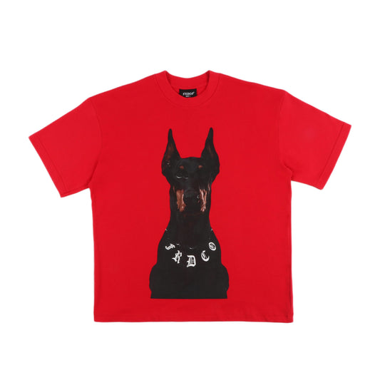 FRDCO : Dog Head Logo Tee Red
