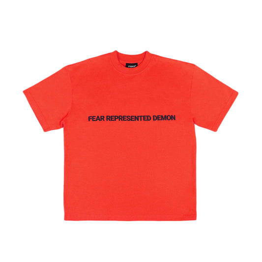 FRDCO : SS24 Embossed Logo Tee Red