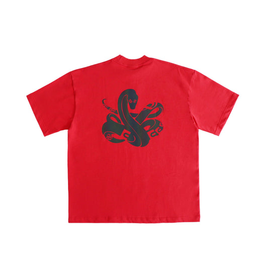 FRDCO : Triple S Rainbow Reflect Snake Tee Red