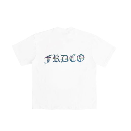 FRDCO : SS25 Rainbow Essential Tee White