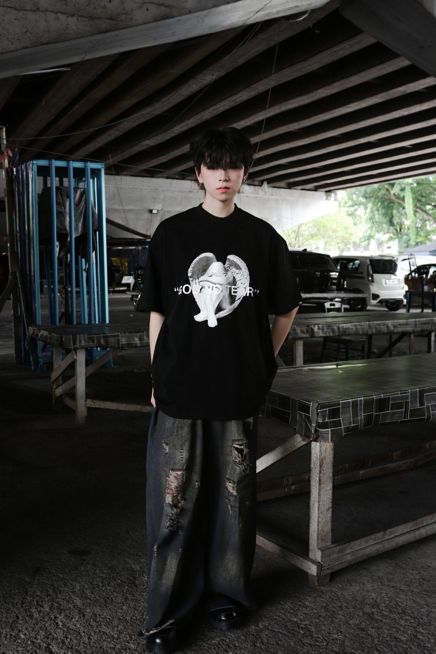 FRDCO : God No Tears Tee Black