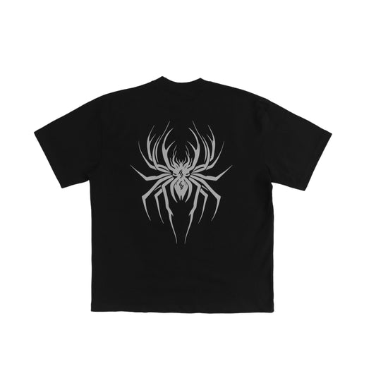 FRDCO : 3M Reflective Spider Tee Black