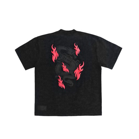 FRDCO : Battle Dragon Washed Tee Black