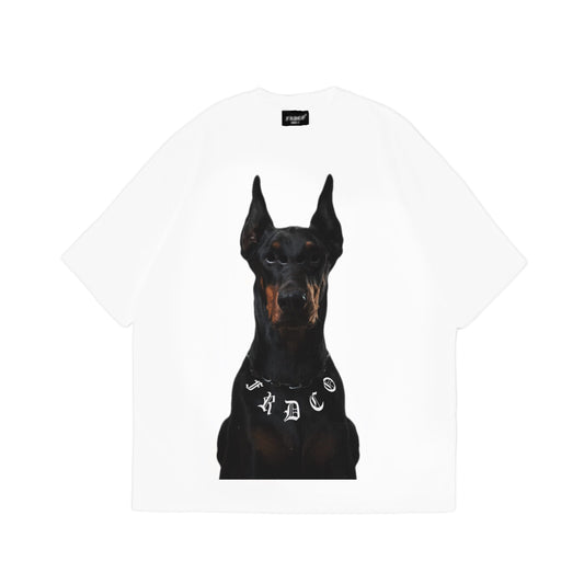 FRDCO : Dog Head Logo Tee White