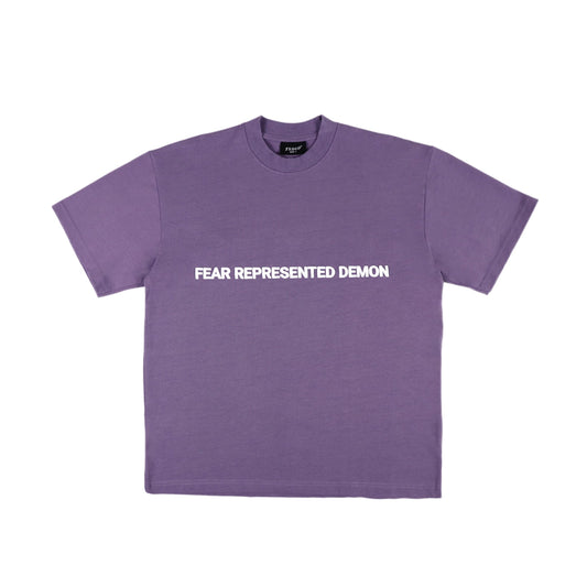 FRDCO : SS24 Embossed Logo Dark Tee Purple