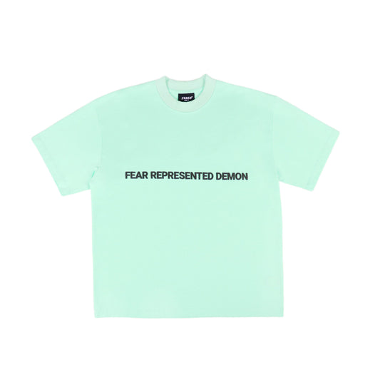 FRDCO : SS24 Embossed Logo Tee Cyan