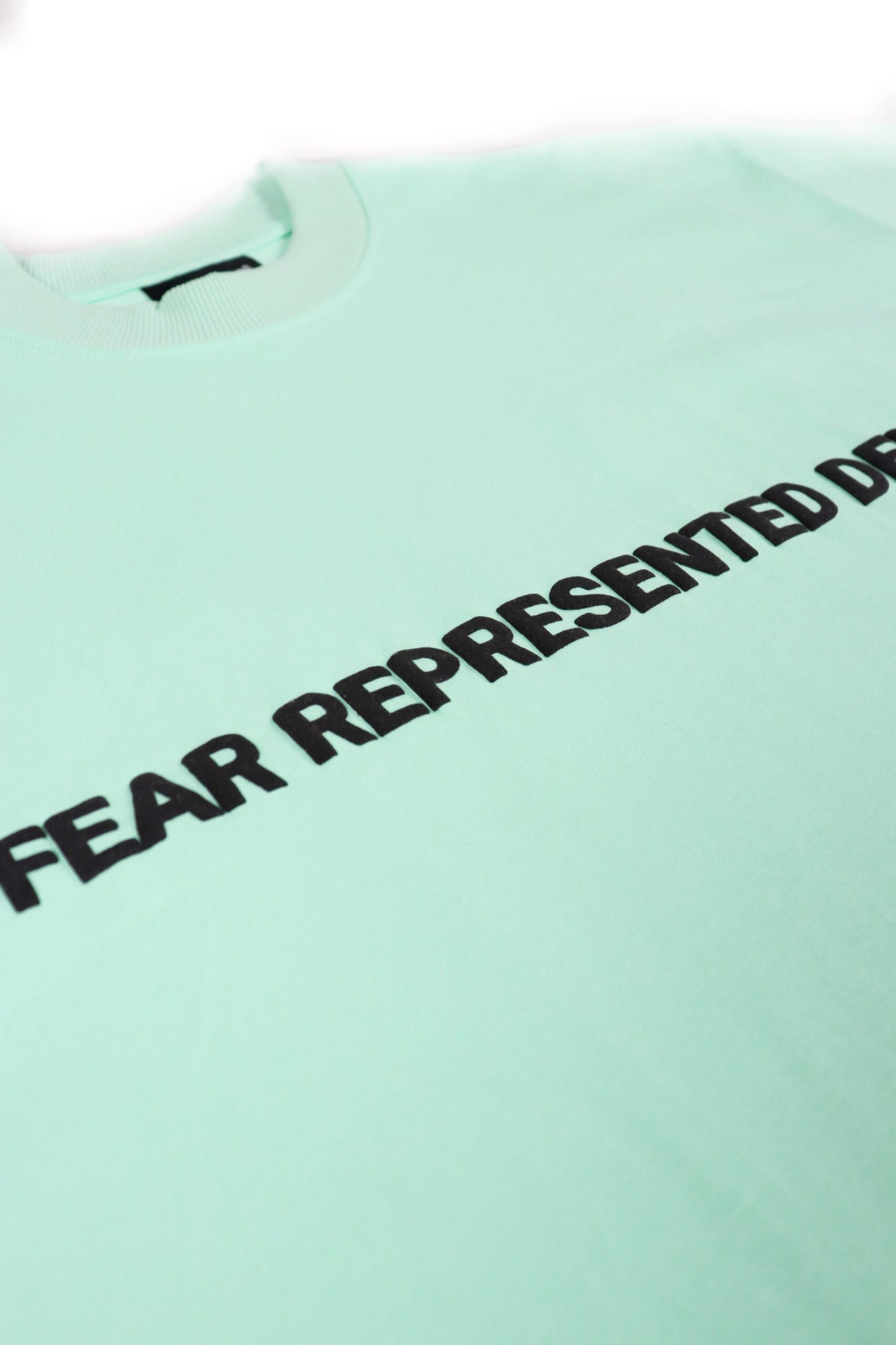 FRDCO : SS24 Embossed Logo Tee Cyan