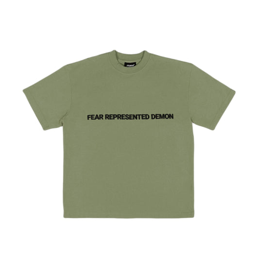FRDCO : SS24 Embossed Logo Tee Army