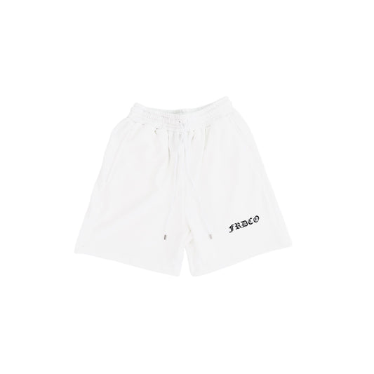 FRDCO : Essential Stoned Logo Pants White
