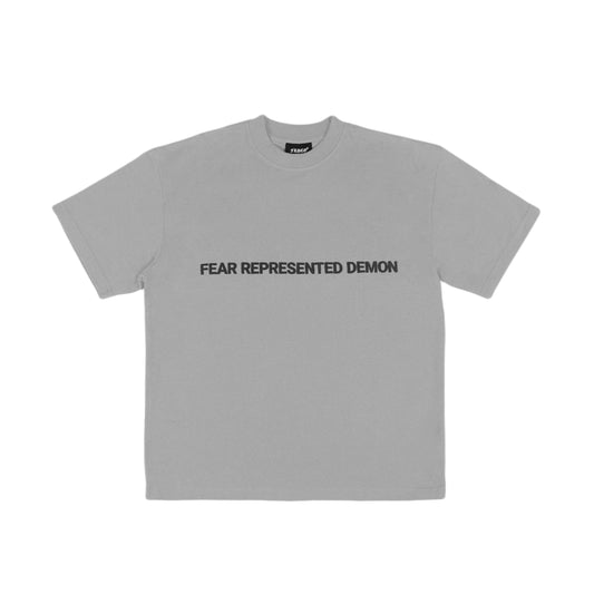 FRDCO : SS24 Embossed Logo Tee Grey