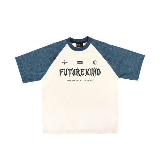 Futurekind : Social Test Retro Washed Tee Blue