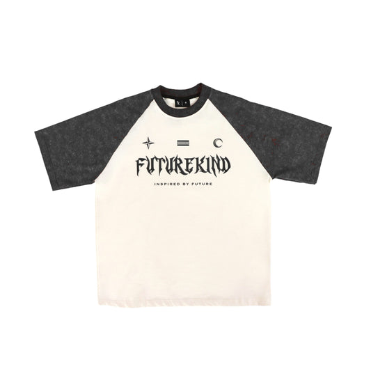 Futurekind : Social Test Retro Washed Tee Black