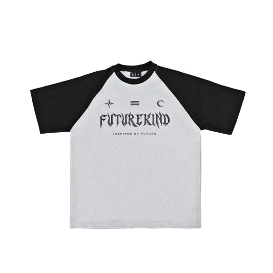Futurekind : Social Test Retro Melange Tee Black