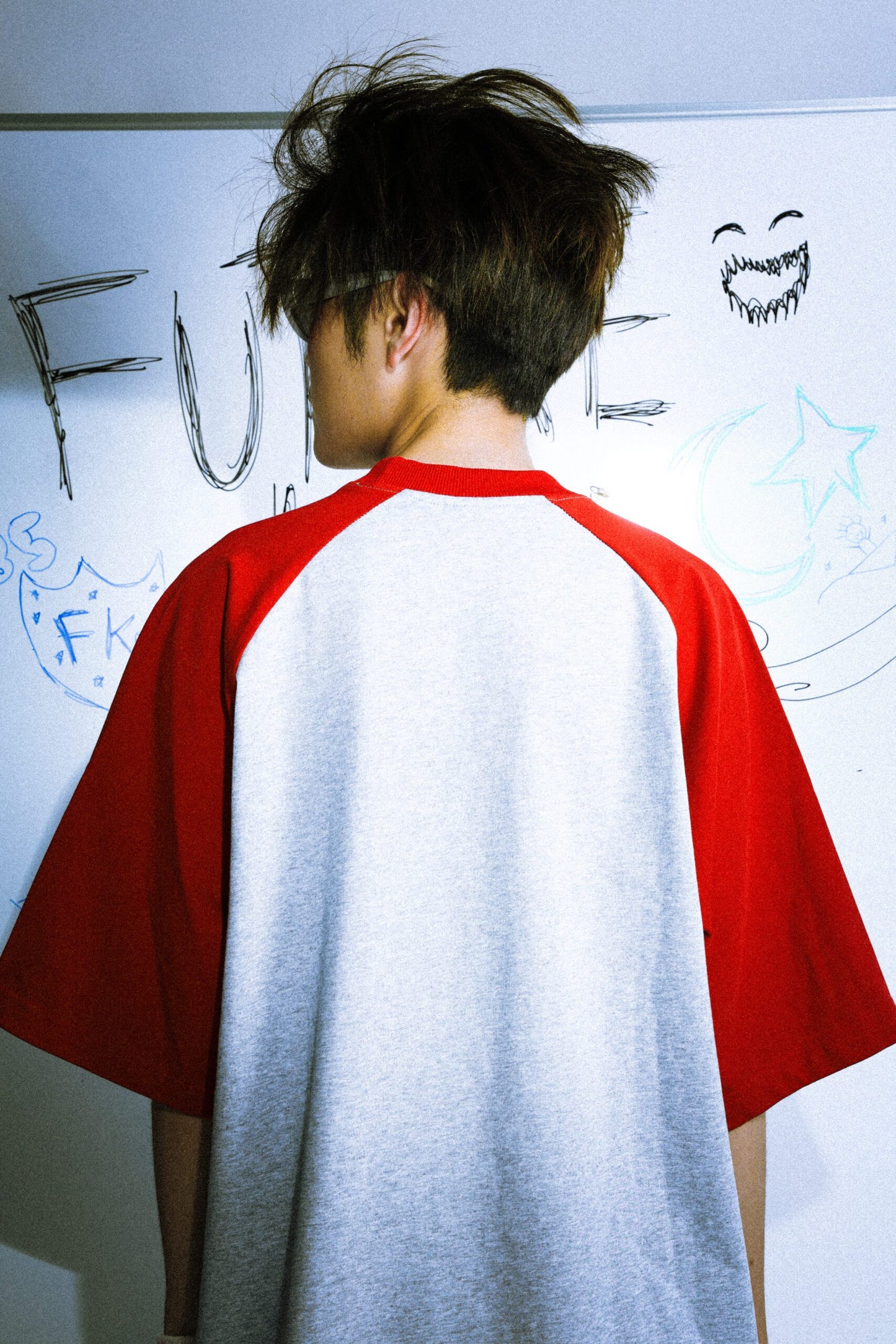 Futurekind : Social Test Retro Melange Tee Maroon