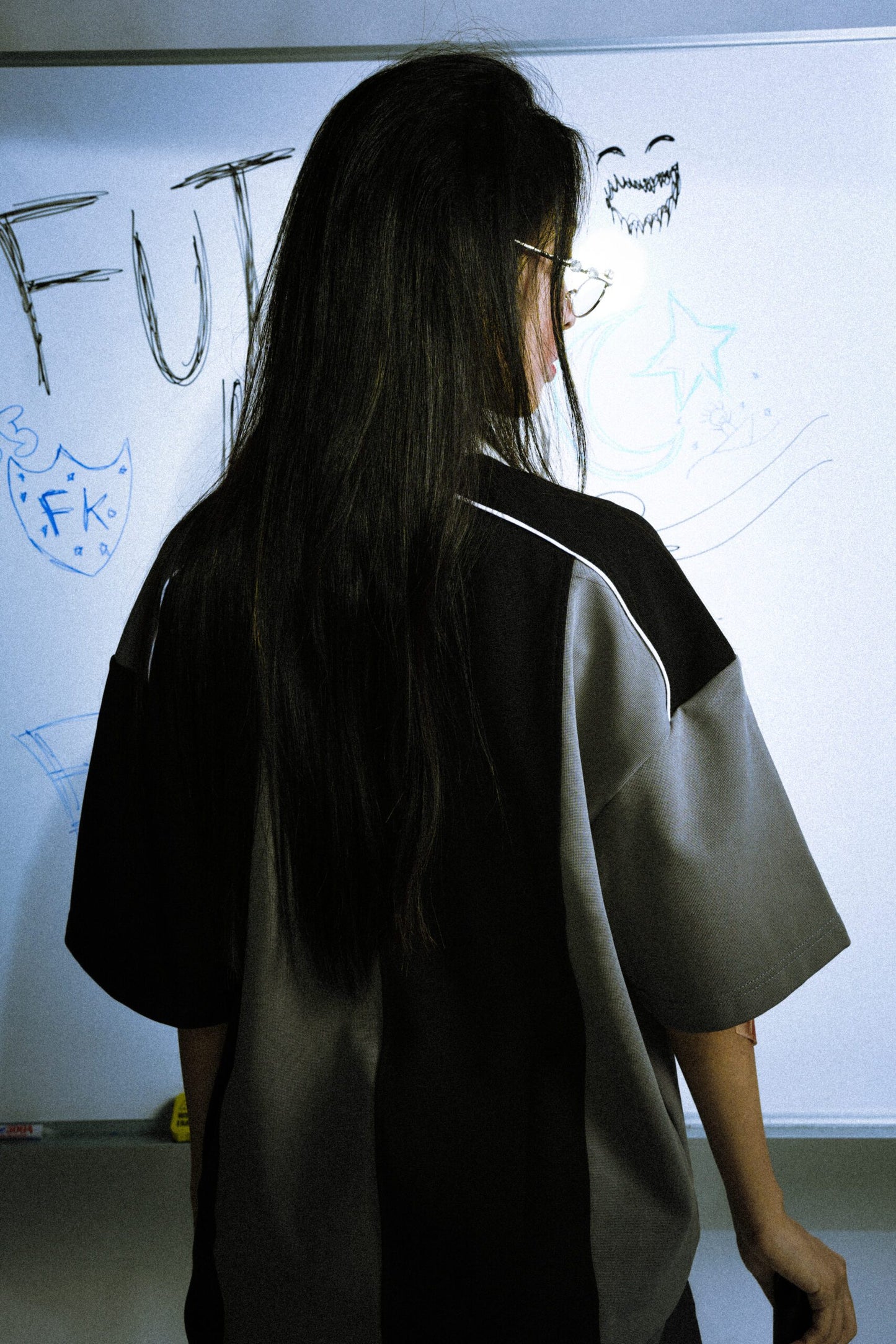 Futurekind : Social Test Embroidery Polo Shirt Black