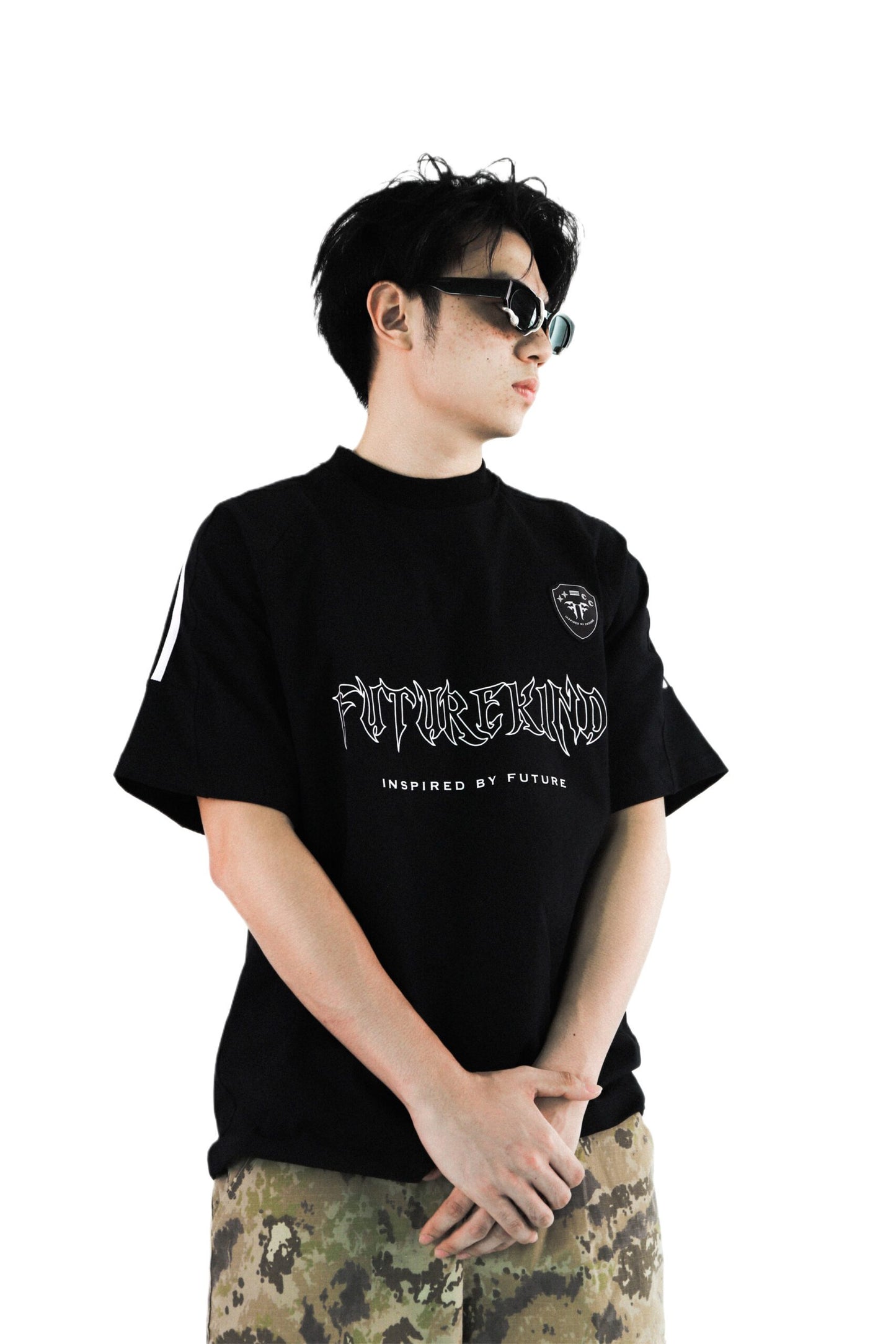 Futurekind : Trap ERA Badges Logo Tee Black