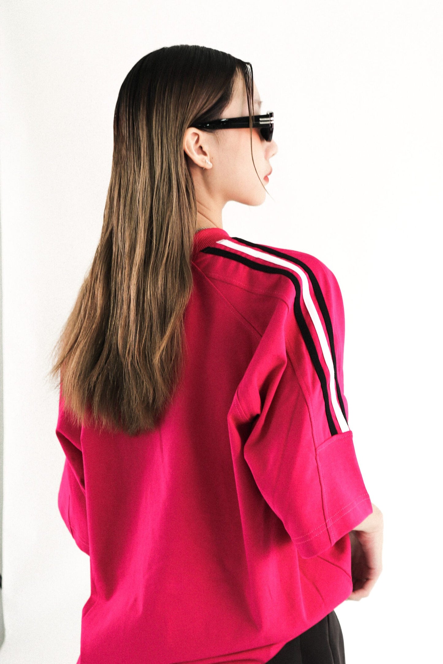 Futurekind : Trap ERA Badges Logo Tee Magenta