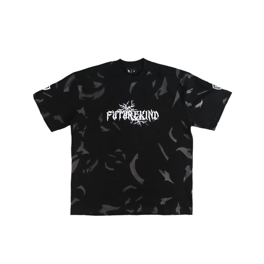 Futurekind : Time Crack Double Badges Tee Black