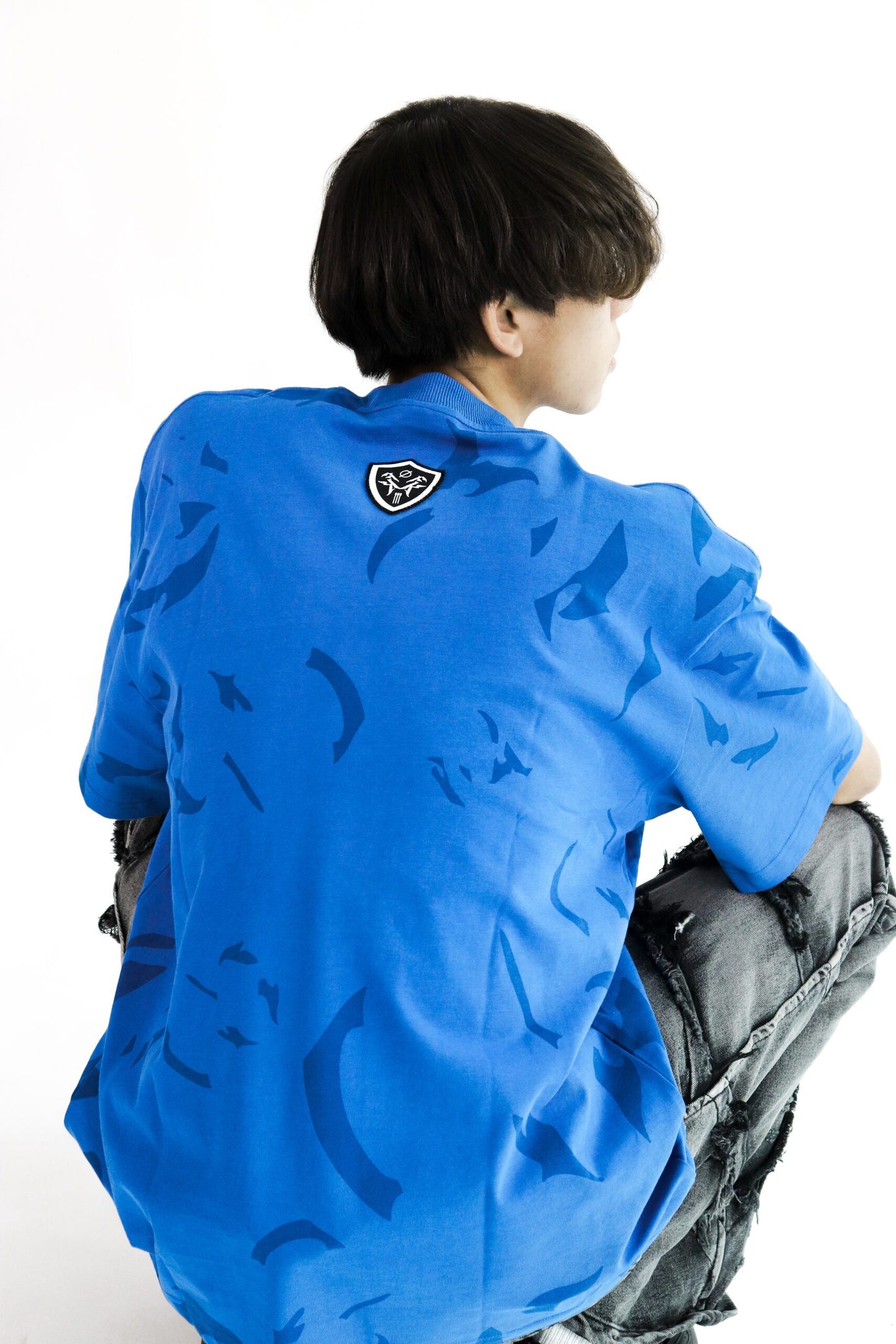 Futurekind : Time Crack Essential Tee Blue