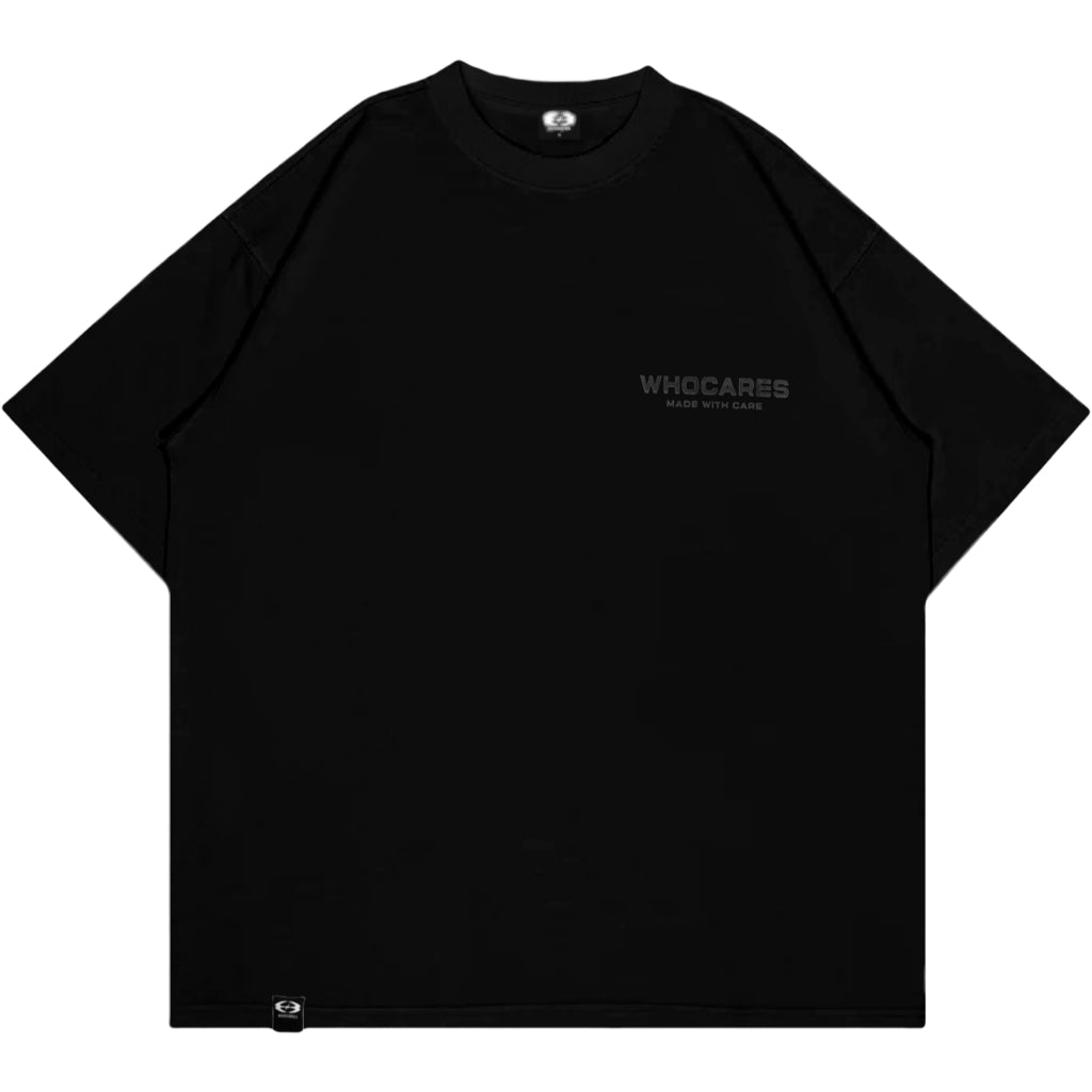 Whocares : Essential Logo Tee Black