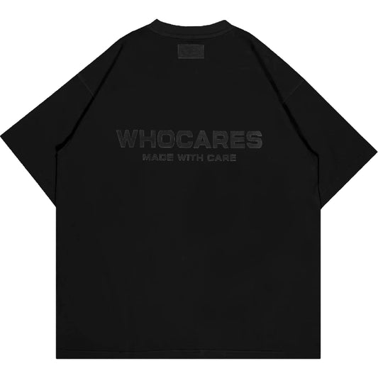 Whocares : Essential Logo Tee Black