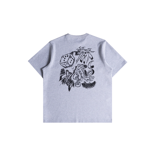 TNTCO : Flame Dice Tee Grey