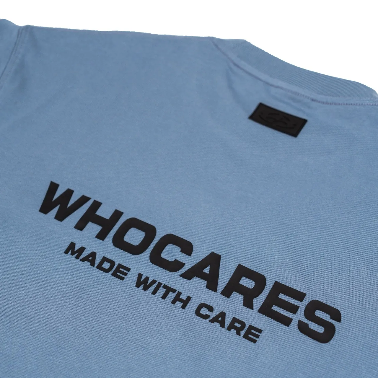 Whocares : Essential Logo Tee Blue