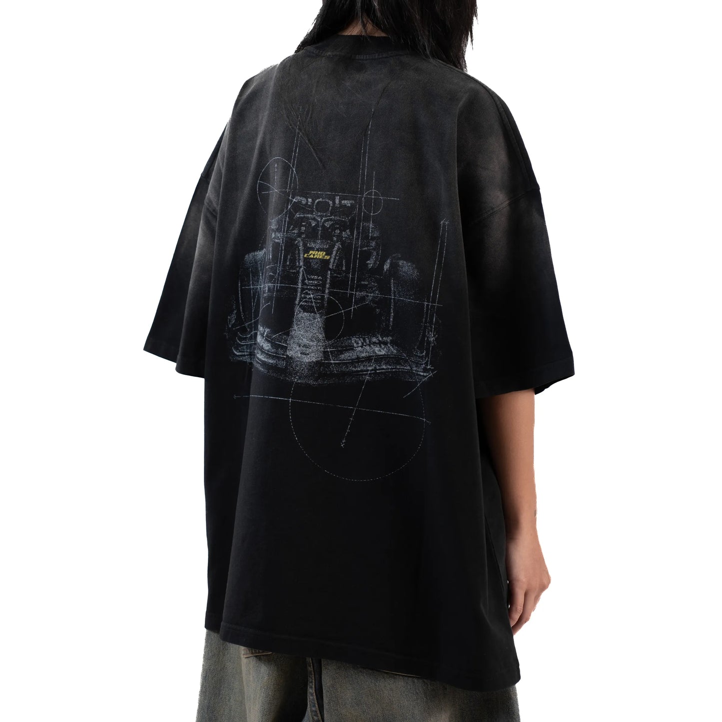 Whocares : Washed Turbo Mode Tee Black
