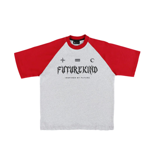 Futurekind : Social Test Retro Melange Tee Maroon