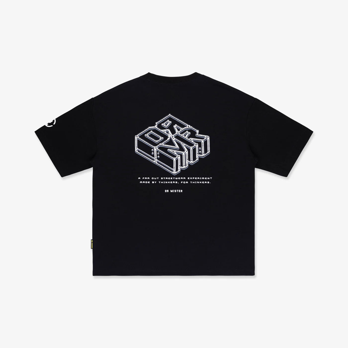 Dr Mister : Chrome Abbr Tee Black