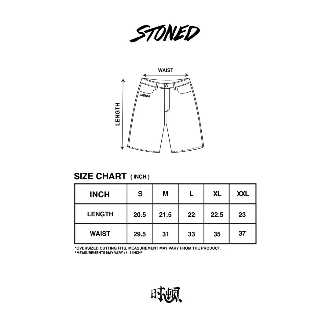 Stoned&Co Mystic : Denim Jorts