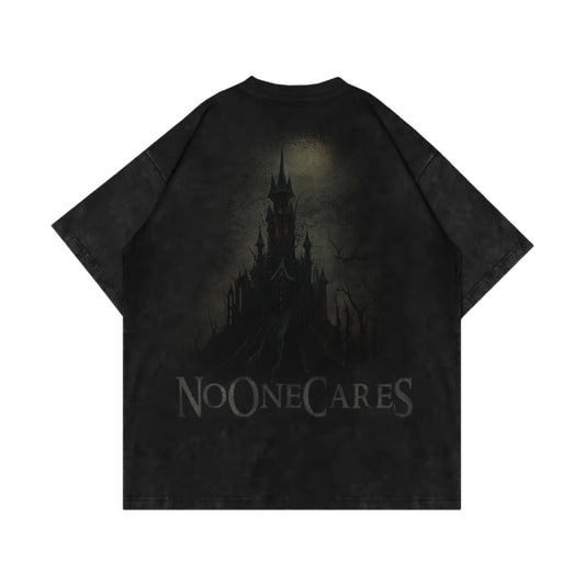 Whocares : Vintage Logo Tee Black