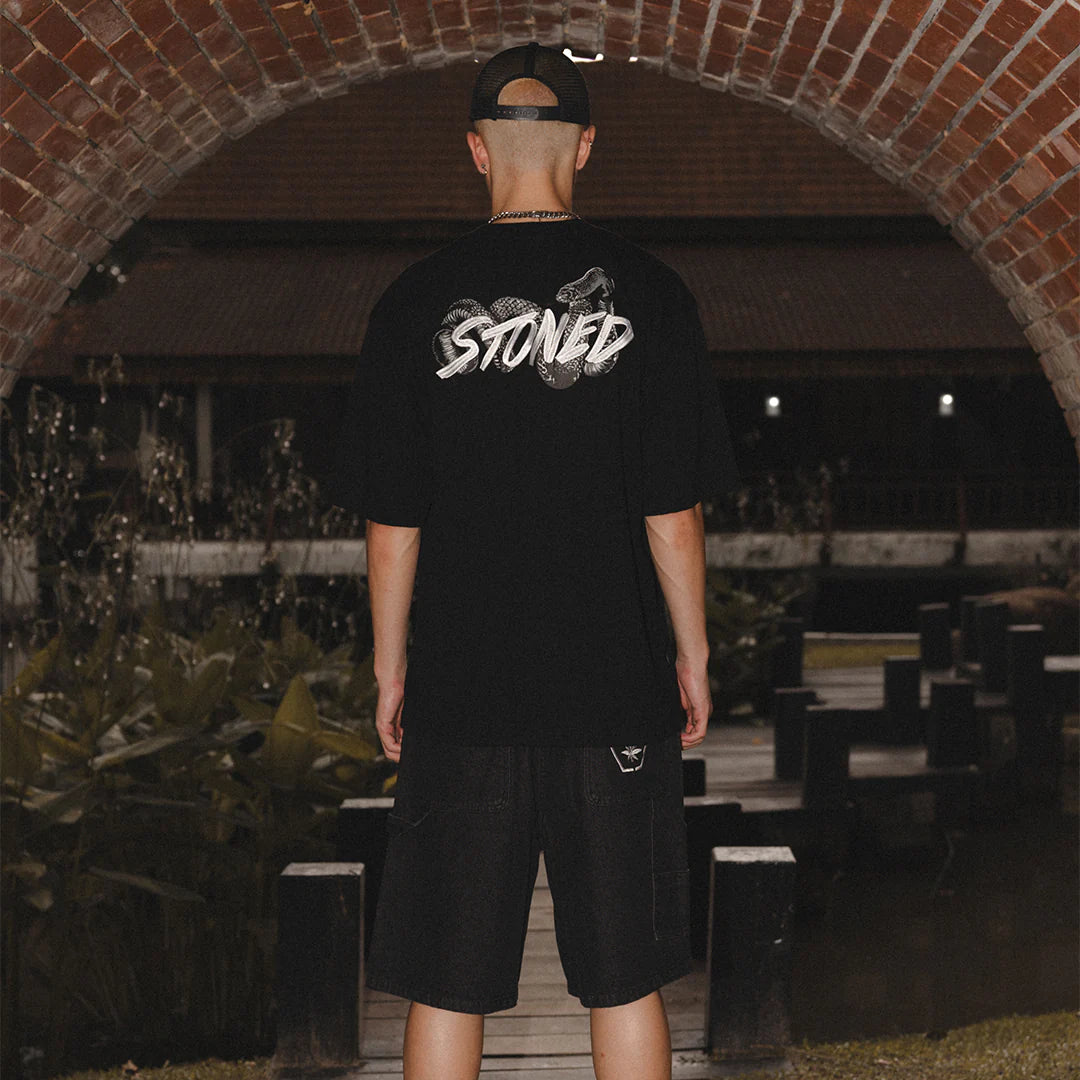STONED MYSTIC DENIM JORTS
