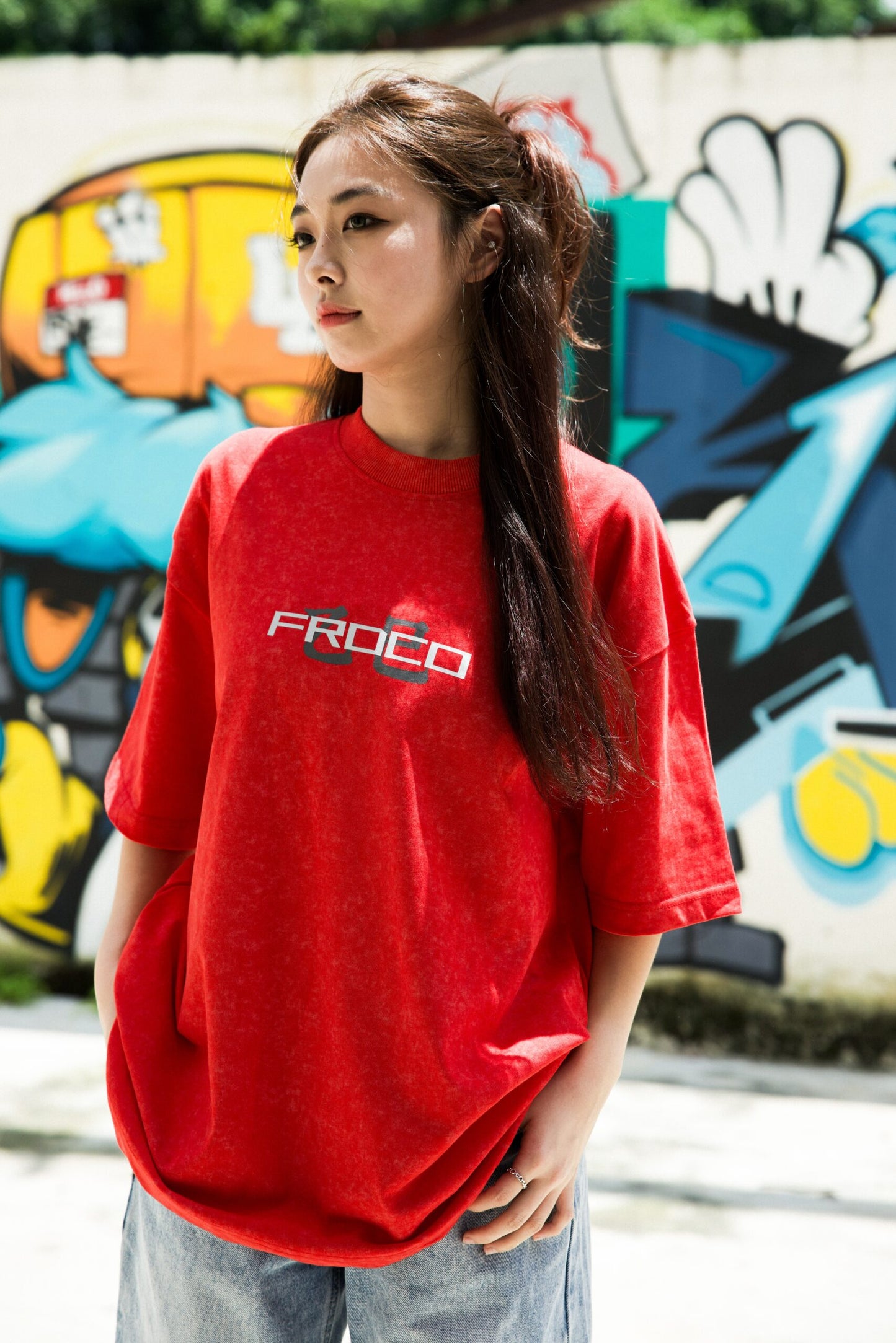 FRDCO : Reflective Snake Washed Tee