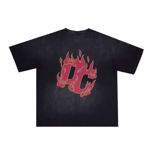 DC Clothing : Flame Oversized Tee