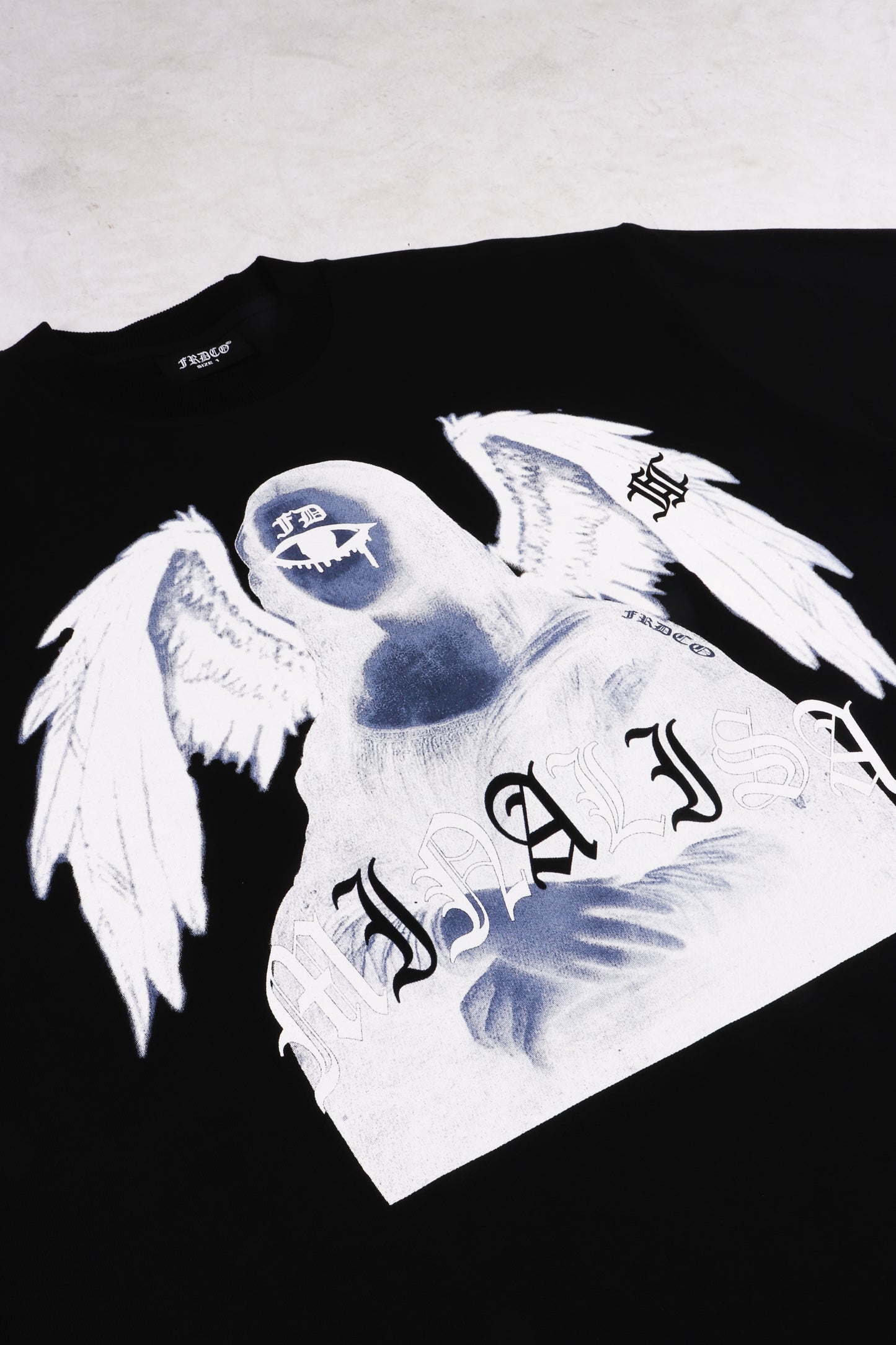 FRDCO : Ghost Monalisa Logo Tee Black