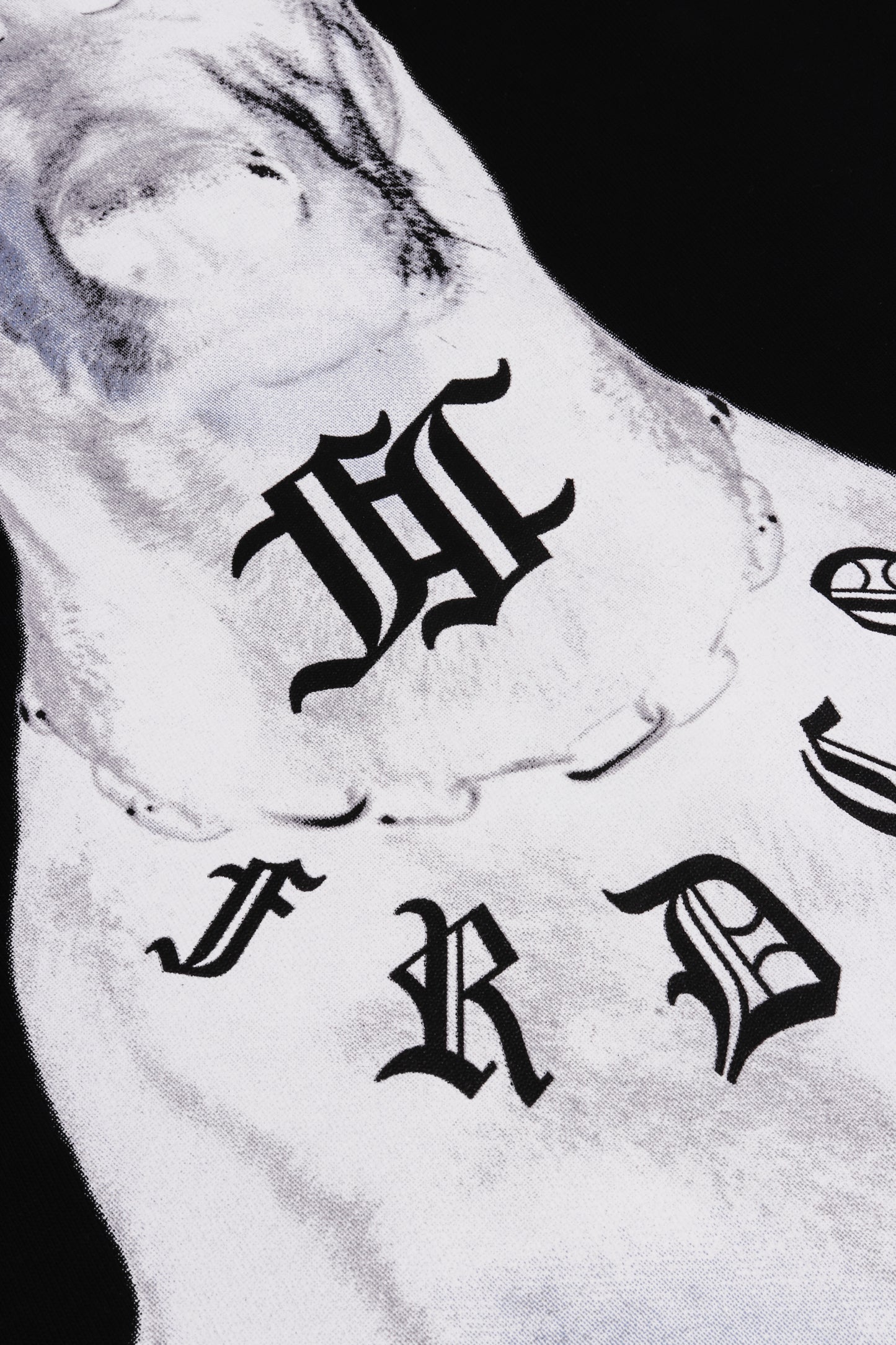 FRDCO : Ghost Dog Head Logo Tee Black