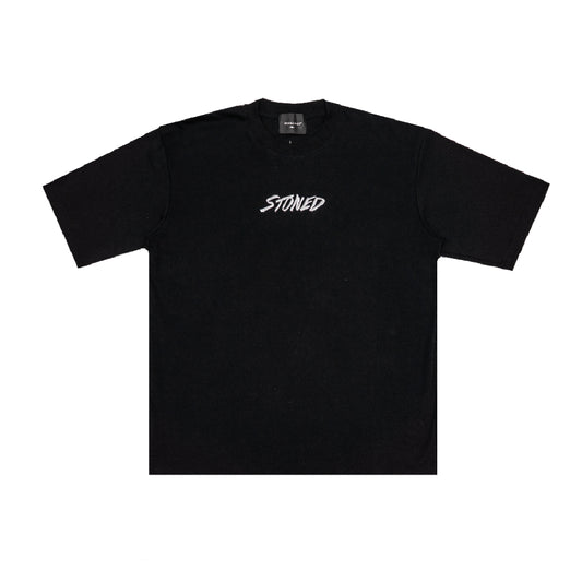 STONED BLESSED25 GENETIC NSA TEE BLACK