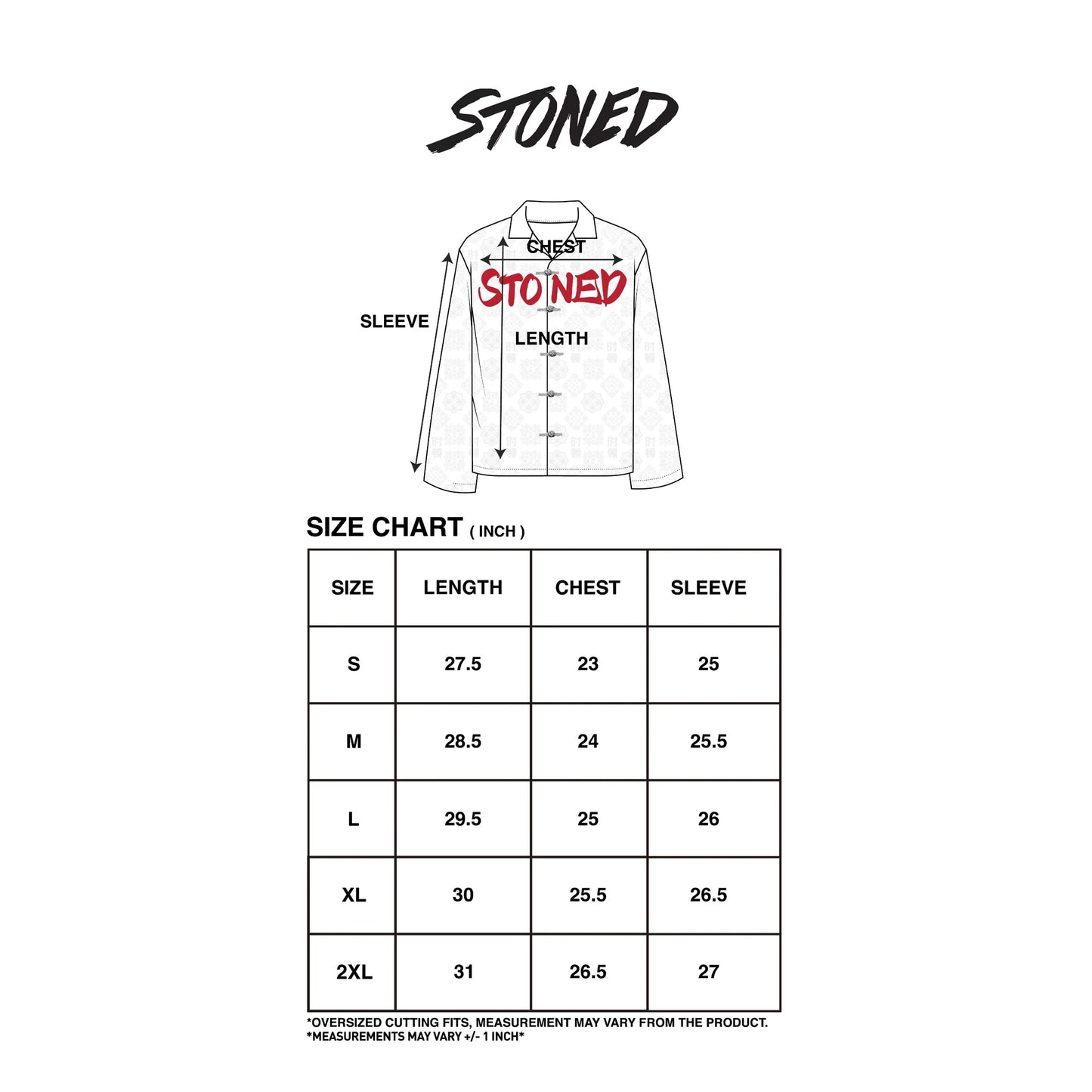 Stoned&Co Golden Jade : Monogram Tang Suit Shirt