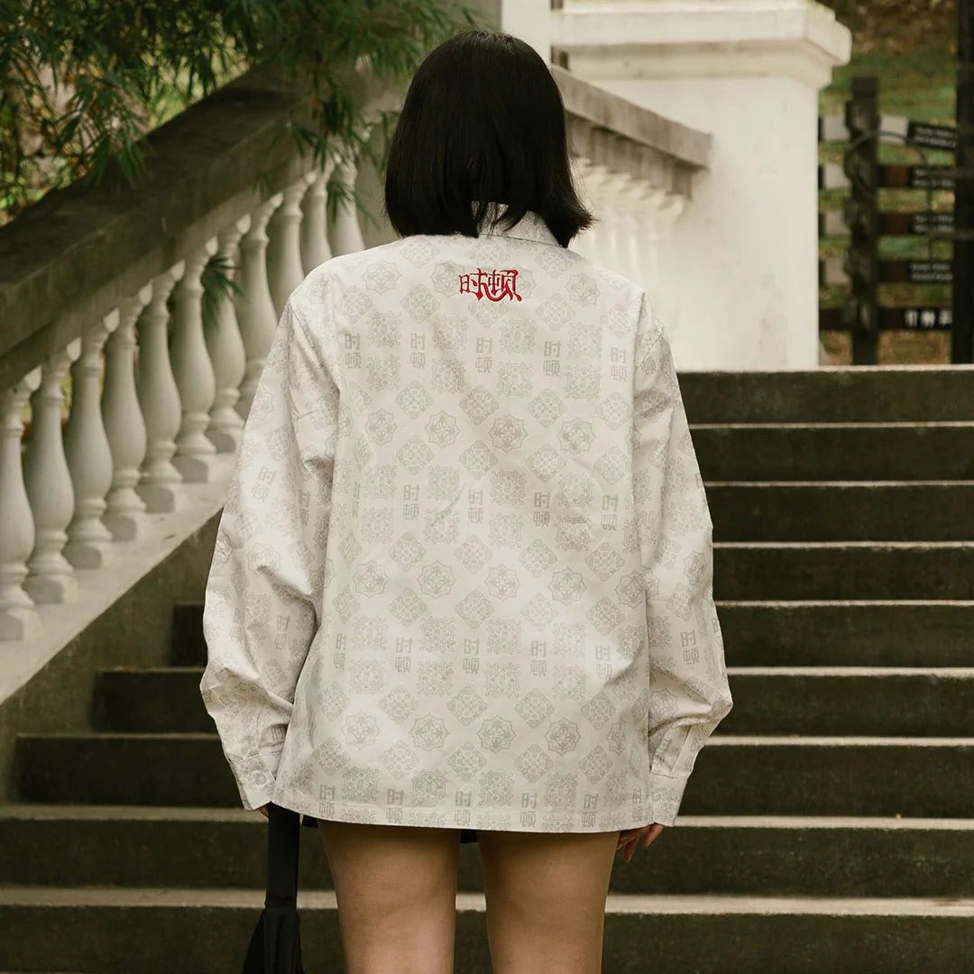 Stoned&Co Golden Jade : Monogram Tang Suit Shirt