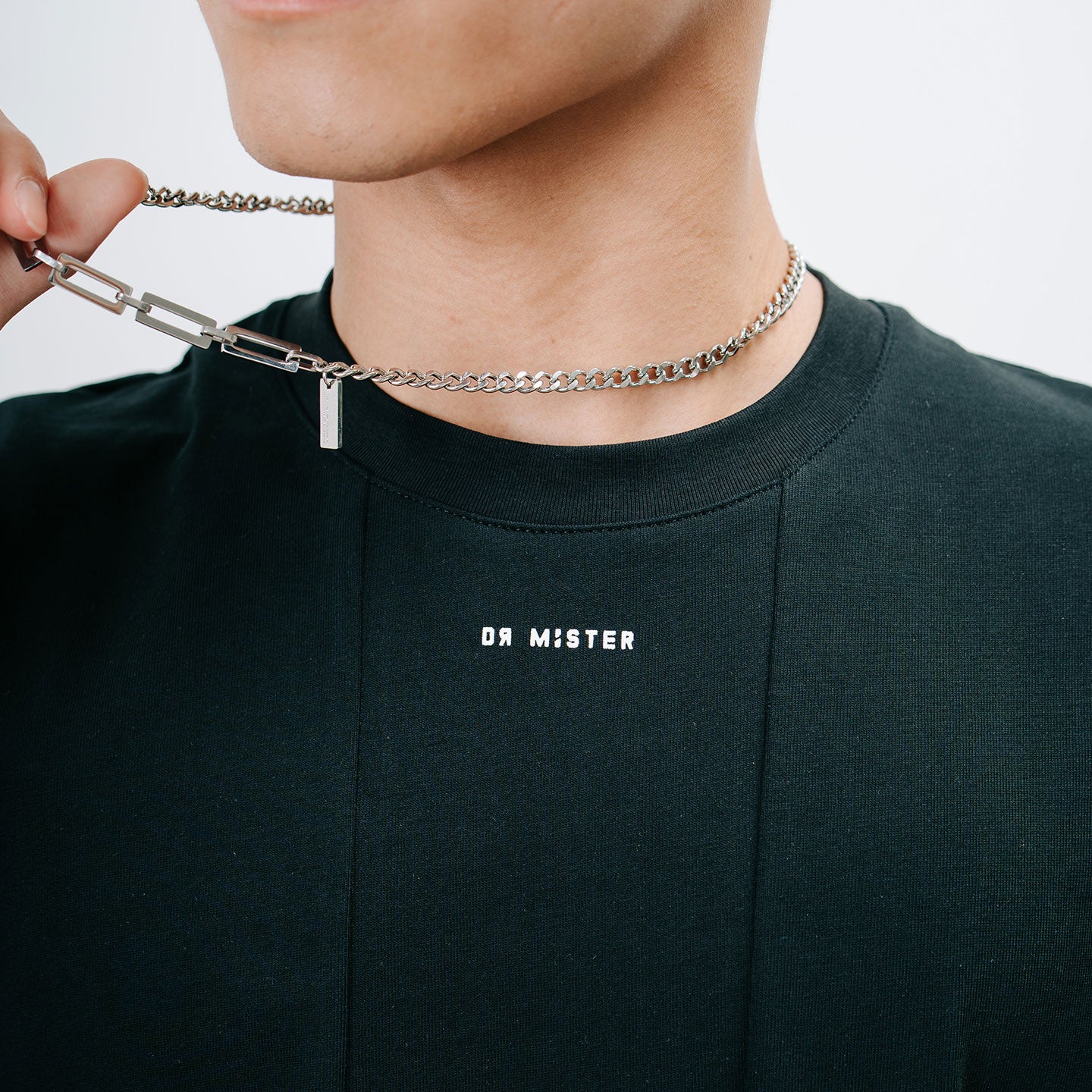 Dr Mister : Panelled Drop Shoulder Oversized Tee