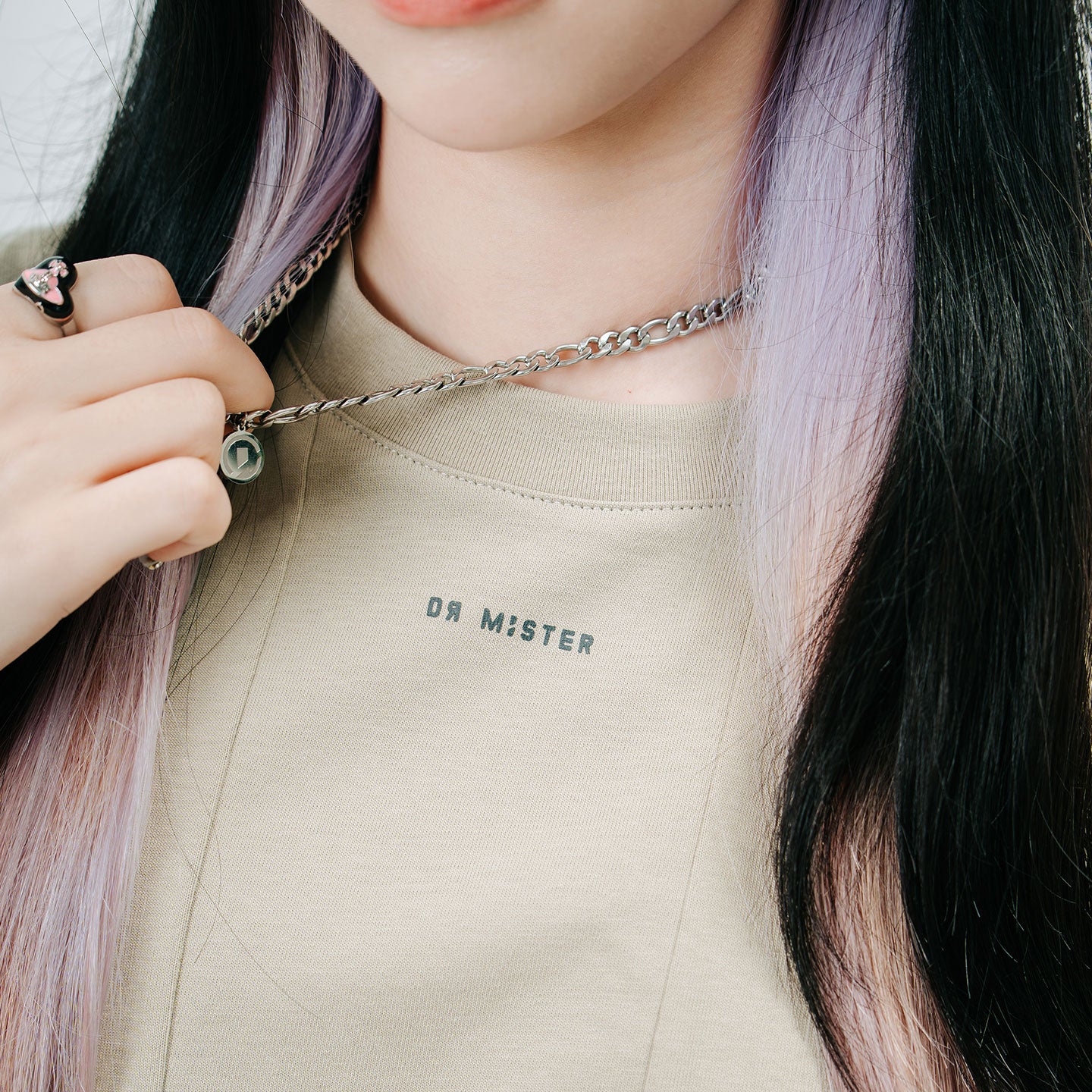 Dr Mister : Panelled Drop Shoulder Oversized Tee