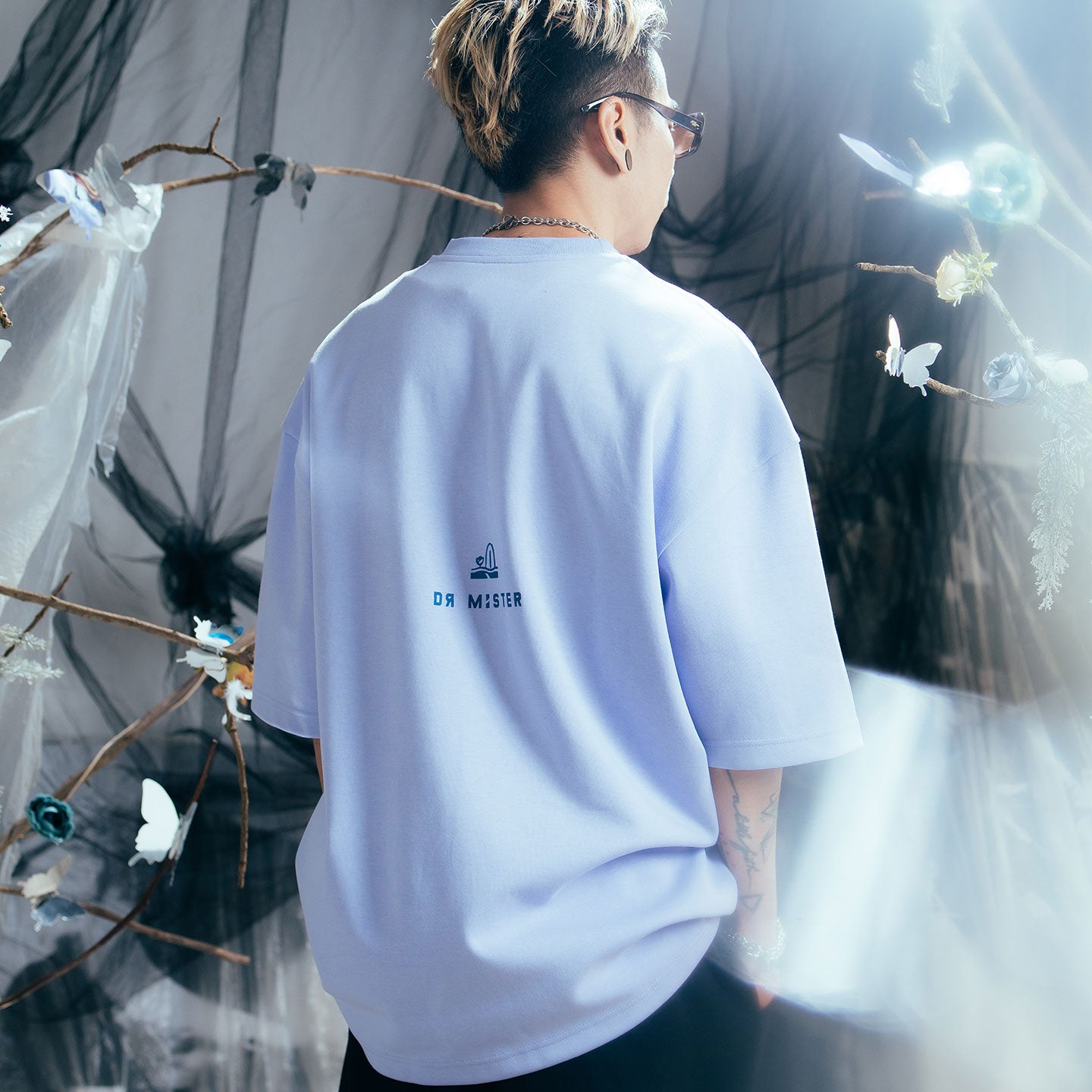 Dr Mister : Skullwave Broad Tee