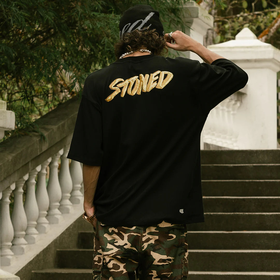 Stoned&Co Golden Jade : UIP Tee Black