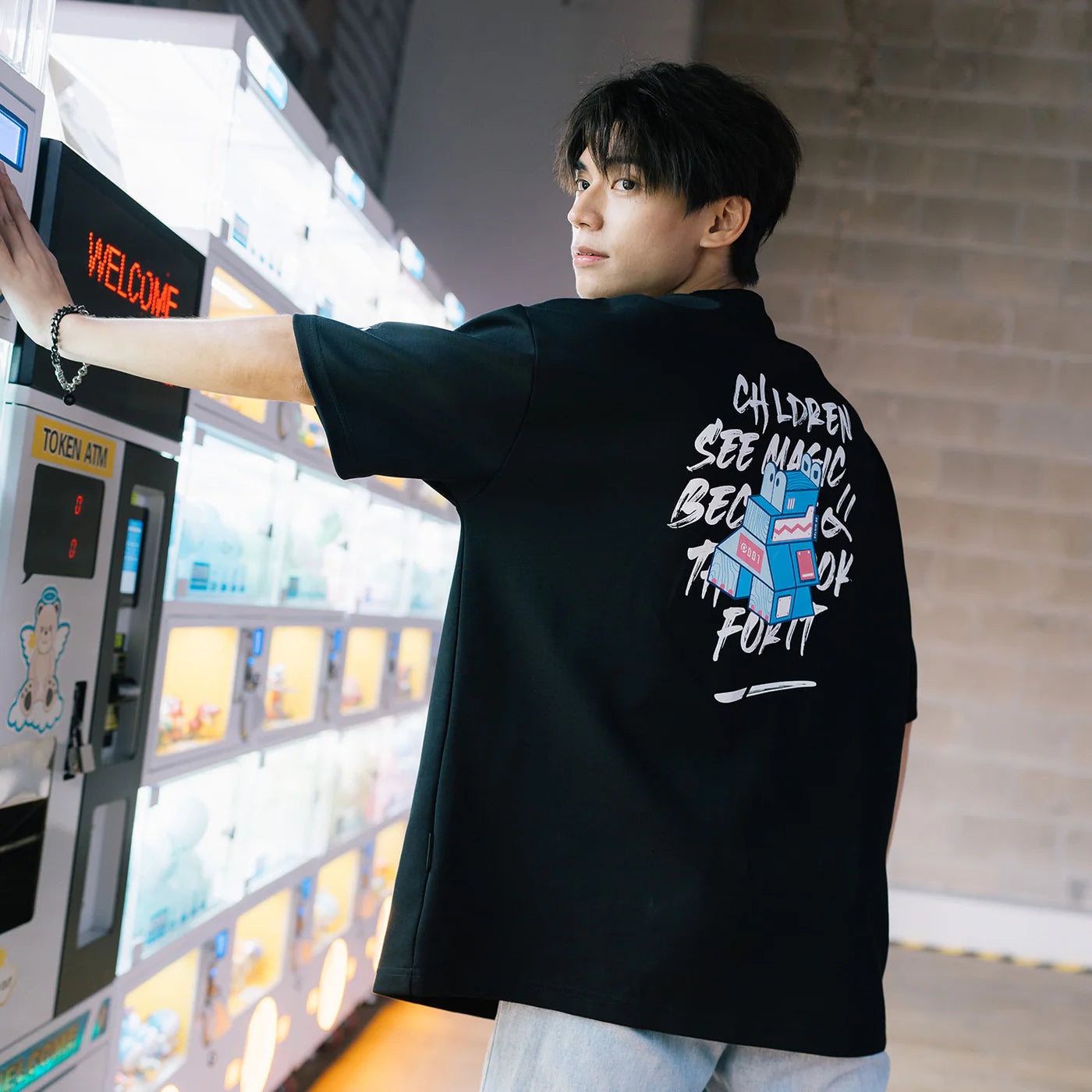 Dr Mister : Wooden Dino Broad Tee