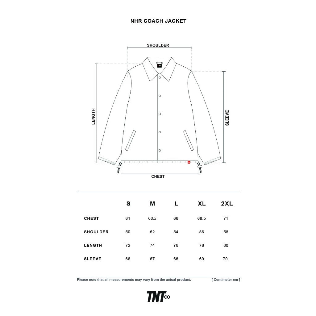TNTCO : NHR Coach Jacket Black
