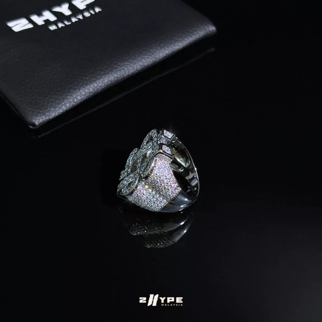 2HYPE ICED DOLLAR RING