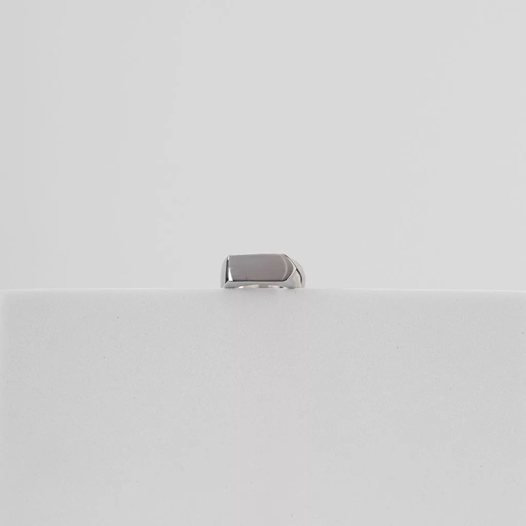 2HYPE STEEL SIGNET RING