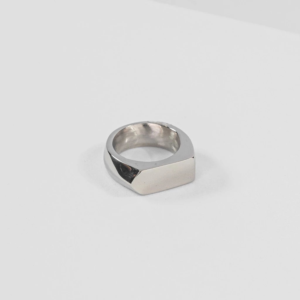 2HYPE STEEL SIGNET RING