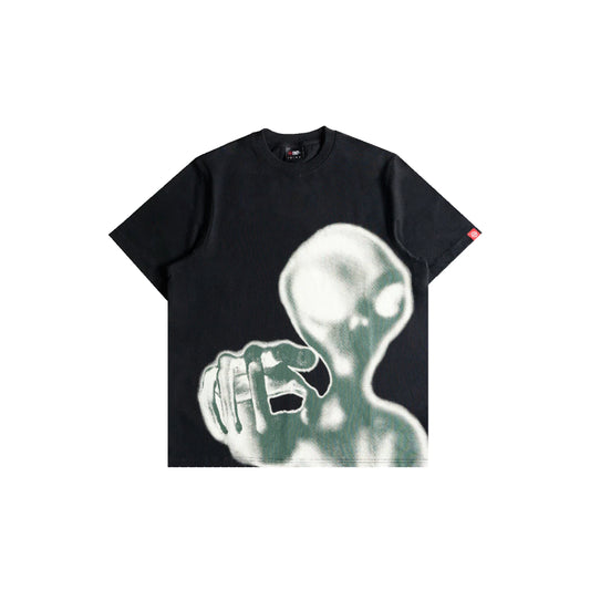TNTCO : Alien Oversized Tee Black
